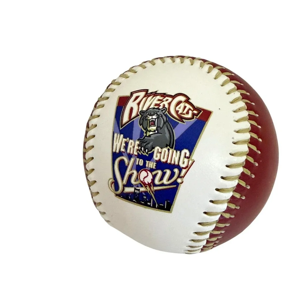 Fotoball Sacramento River Cats Baseball 2001 White Red Excellent Coca-Cola Logo